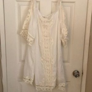 Off the shoulder lace dress